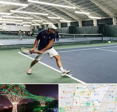 باشگاه تنیس در منطقه 3 تهران