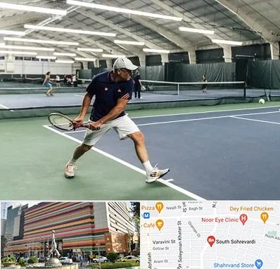 باشگاه تنیس در سهروردی