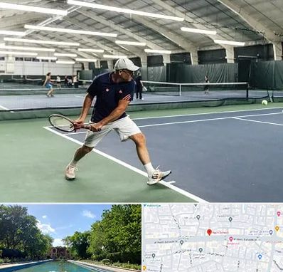 باشگاه تنیس در هشت بهشت اصفهان