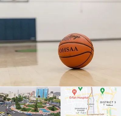 باشگاه بسکتبال در ونک تهران