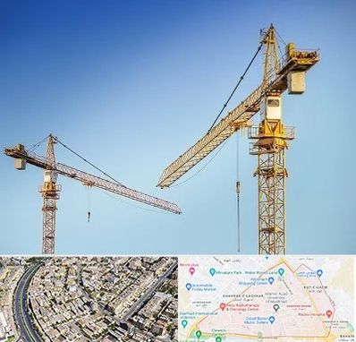 تاور کرین در شهرک غرب مشهد