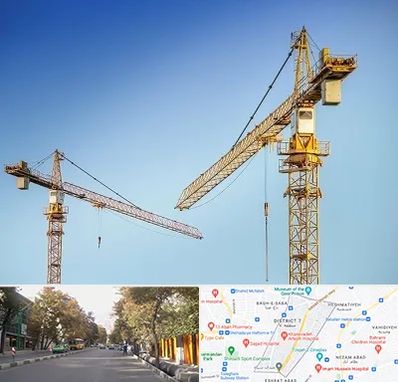 تاور کرین در شریعتی 