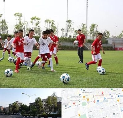 مدرسه فوتبال کودکان در میدان کاج