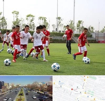 مدرسه فوتبال کودکان در بلوار معلم مشهد