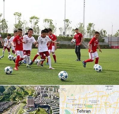 مدرسه فوتبال کودکان در شمال تهران