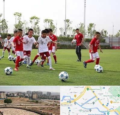مدرسه فوتبال کودکان در کوی وحدت شیراز