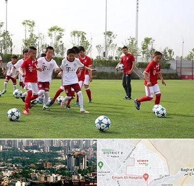 مدرسه فوتبال کودکان در عظیمیه کرج