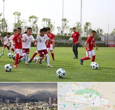مدرسه فوتبال کودکان در منطقه 4 تهران