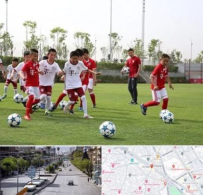 مدرسه فوتبال کودکان در خیابان زند شیراز