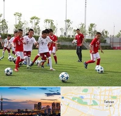 مدرسه فوتبال کودکان در غرب تهران