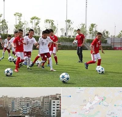 مدرسه فوتبال کودکان در محمد شهر کرج