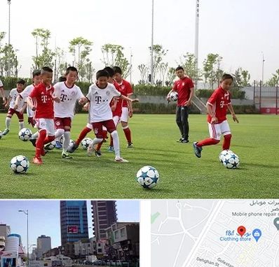 مدرسه فوتبال کودکان در چهارراه طالقانی کرج