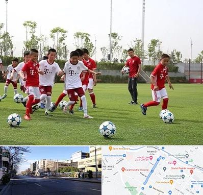 مدرسه فوتبال کودکان در خیابان ملاصدرا شیراز