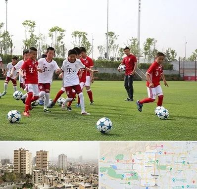 مدرسه فوتبال کودکان در منطقه 5 تهران