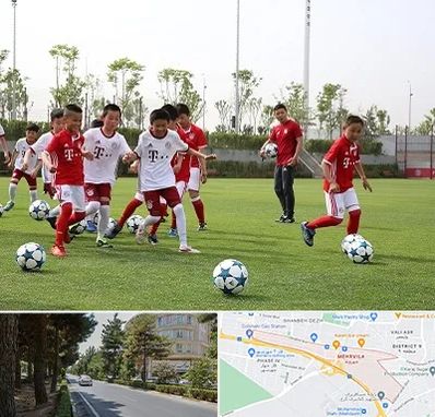 مدرسه فوتبال کودکان در مهرویلا کرج