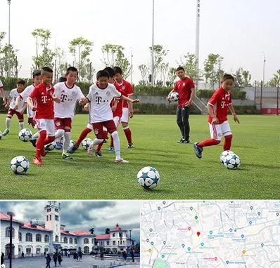 مدرسه فوتبال کودکان در میدان شهرداری رشت