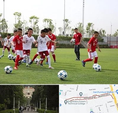 مدرسه فوتبال کودکان در بلوار معلم رشت