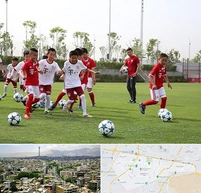 مدرسه فوتبال کودکان در منطقه 8 تهران