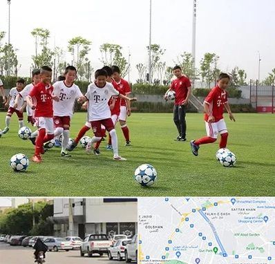 مدرسه فوتبال کودکان در قدوسی شرقی شیراز