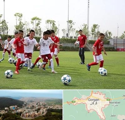 مدرسه فوتبال کودکان در گرگان