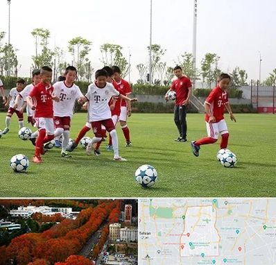 مدرسه فوتبال کودکان در منطقه 6 تهران