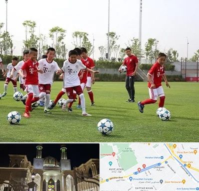 مدرسه فوتبال کودکان در زرگری شیراز