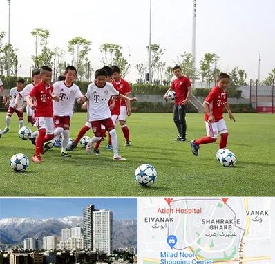 مدرسه فوتبال کودکان در شهرک غرب تهران