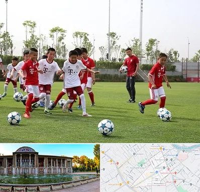 مدرسه فوتبال کودکان در عفیف آباد شیراز