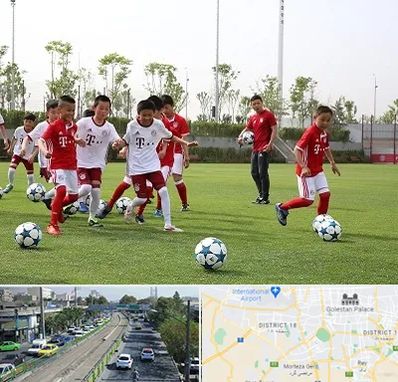مدرسه فوتبال کودکان در جنوب تهران