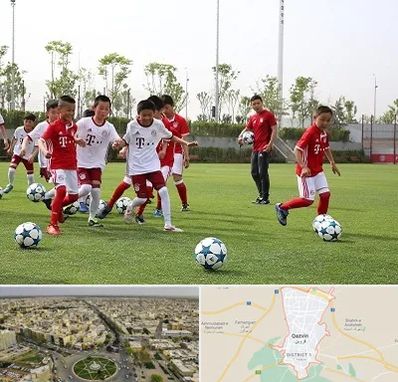 مدرسه فوتبال کودکان در قزوین