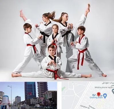 باشگاه کاراته در چهارراه طالقانی کرج