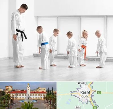 مربی کاراته در رشت
