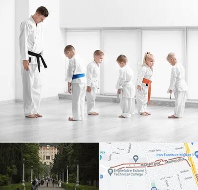 مربی کاراته در بلوار معلم رشت 