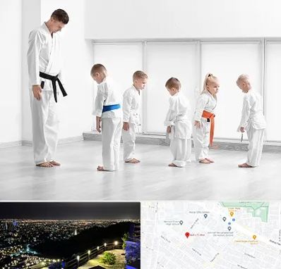 مربی کاراته در هفت تیر مشهد