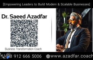بیزنس کوچ، معمار کسب و کار - دکتر آزادفر