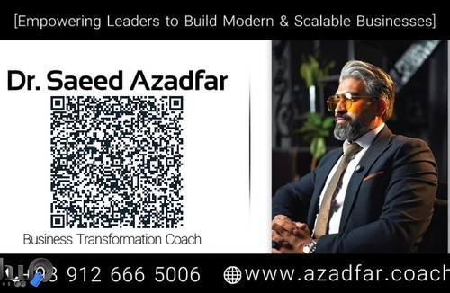بیزنس کوچ، معمار کسب و کار - دکتر آزادفر